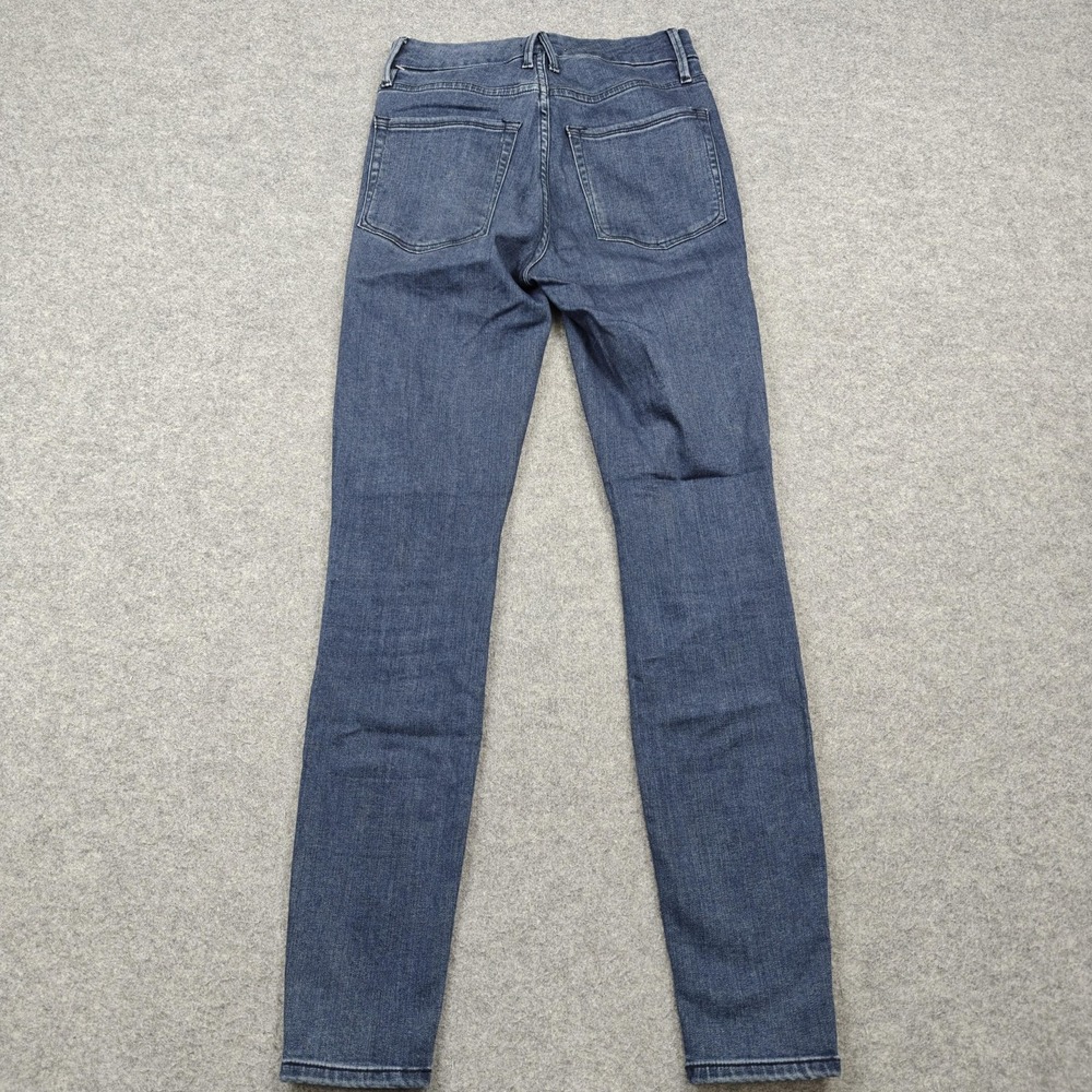 Good American Good Waist Jeans Womens 2/26 Blue Med Wash High Rise Skinny Denim - Picture 6 of 11